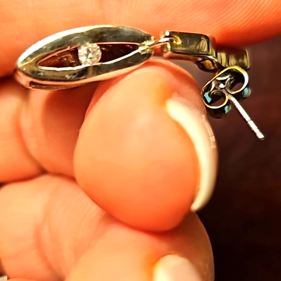 Pomellato-style real diamonds earrings. - Picture 5 of 5